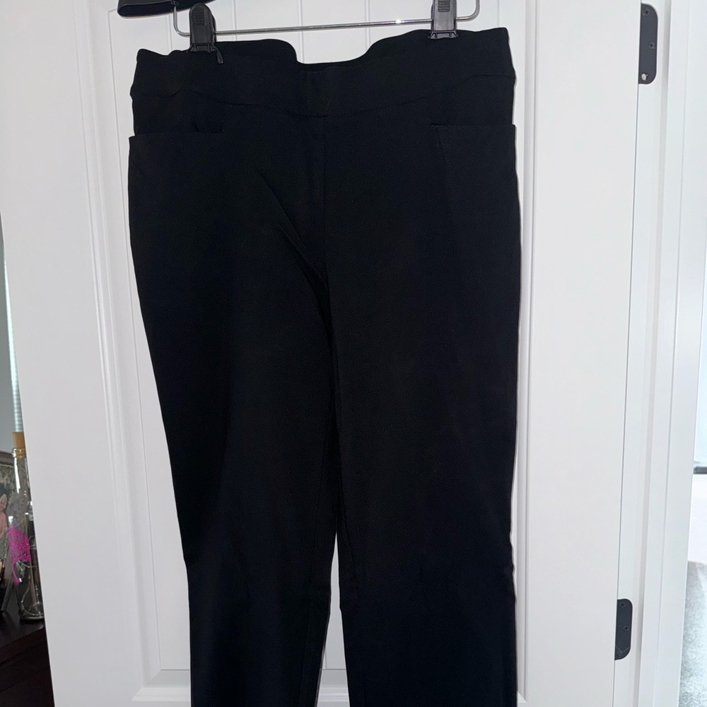 Black stretchy dress pants